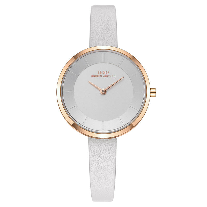 Montre étanche pour étudiantes, tendance tendance, fine, pour dames