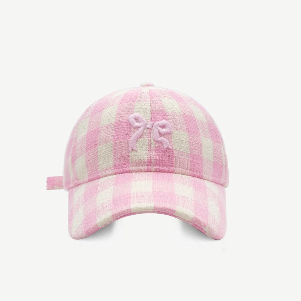 Gorra de béisbol de algodón con estampado de lazo