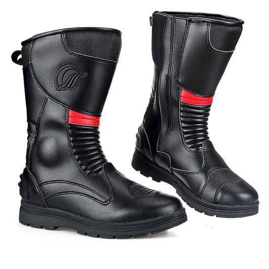 Motorcycle Brigade Equipment Wear-resistant Non-slip Waterproof Road Warm Cycling Shoes