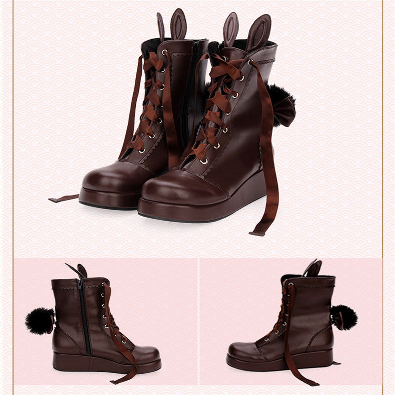 Lolita dress boots