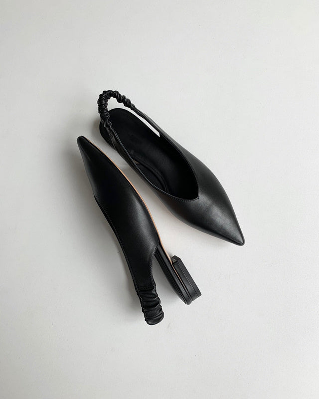 Pointed v-mouth sexy back air elastic sandals