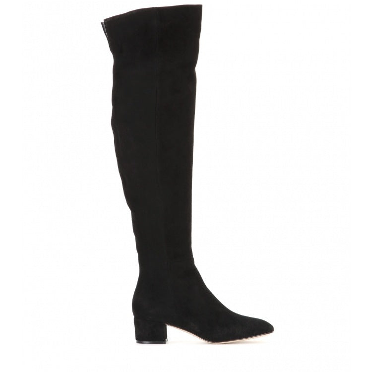 Mid-heel over the knee boots