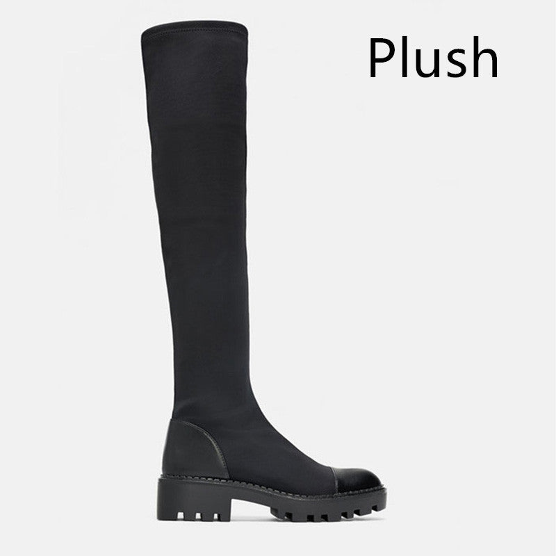 Women's shoes over knee boots