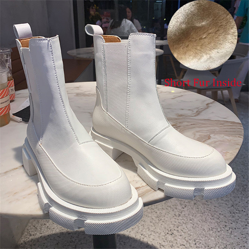 Women's Thin Thick-Soled Ankle Boots