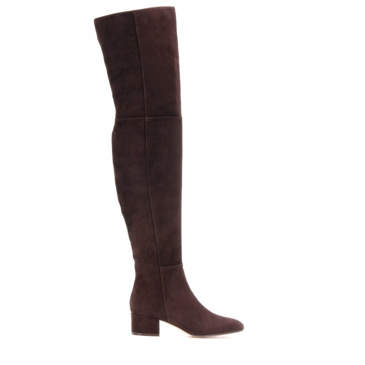 Mid-heel over the knee boots