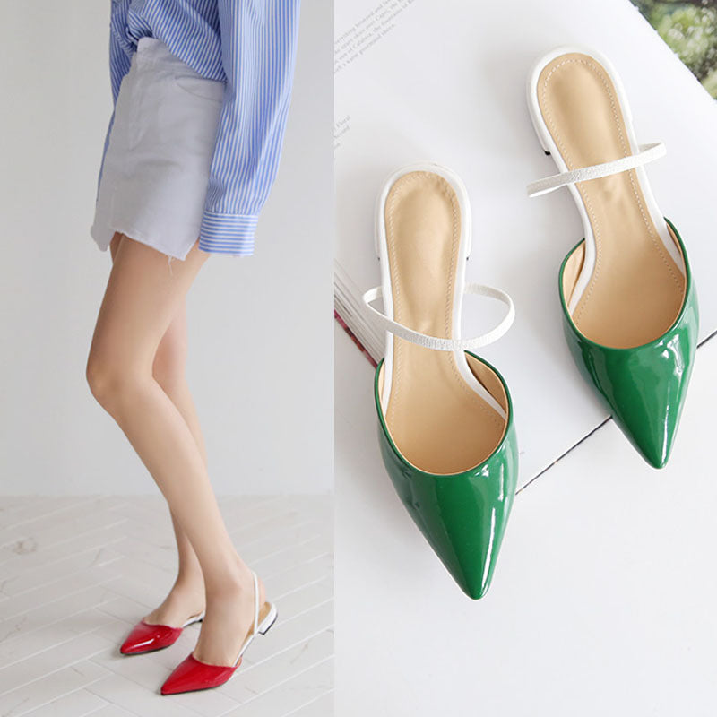 Pointed Flat Slippers Female Summer