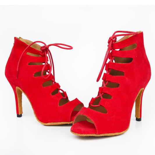 Latin Dance Shoes Female Adult Ladies High Heels