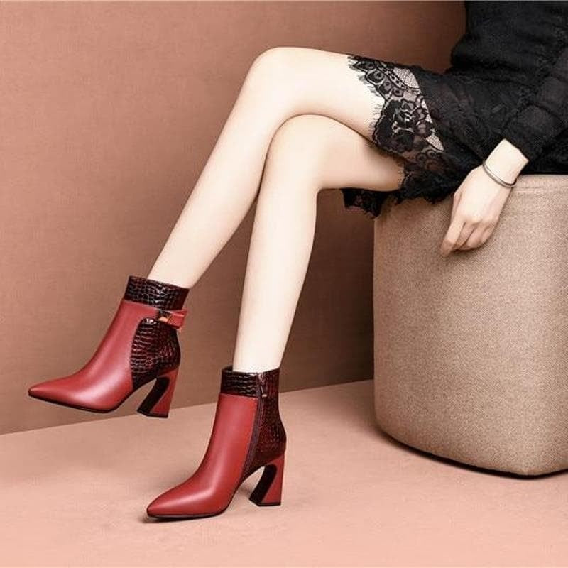 Autumn and winter pointy fashion high heels