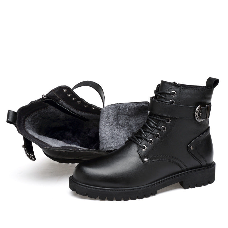 Pareja europea y americana botas altas Dr Martens