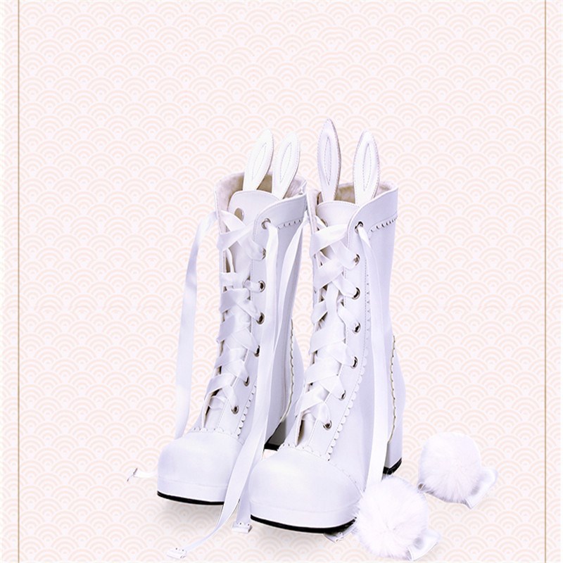 Lolita dress boots