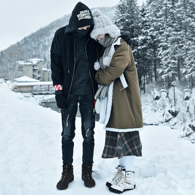 Chaussures de randonnée antidérapantes et résistantes au froid