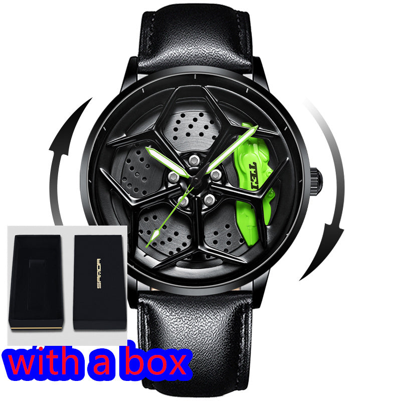 Men's And Women's Fashion Three-dimensional Hollow Modified Waterproof Watch