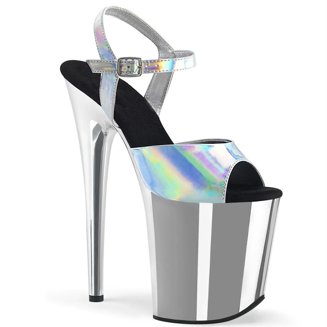 Platform Rainbow Upper High Heel Sandals