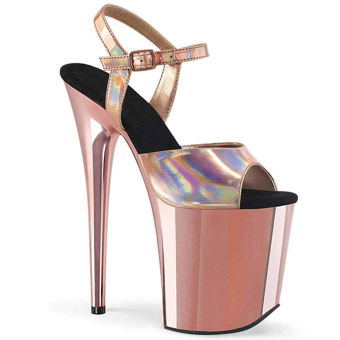 Platform Rainbow Upper High Heel Sandals