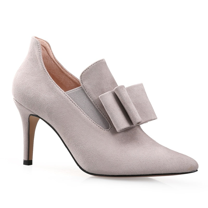 Pointed toe high-heeled shoes