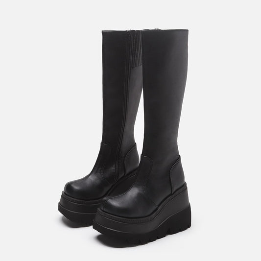 Gothic Platform Boots Biker Boots