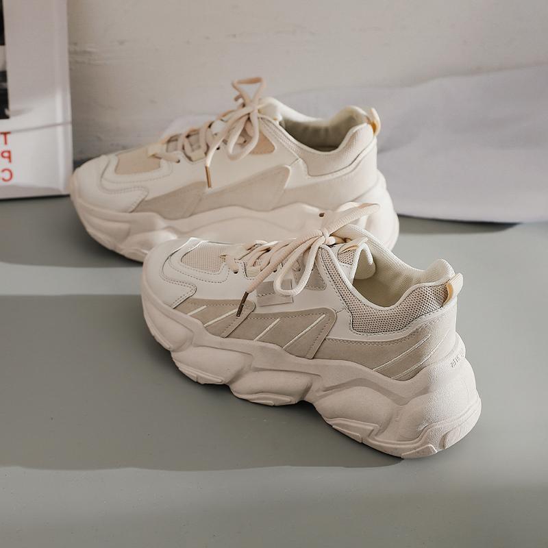 Increasing Casual Super Fire All-match Sports White Shoes