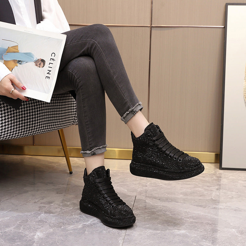 Inner-increasing Women's Shoes Loose-soled Casual