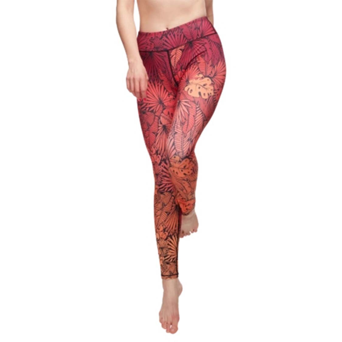 Ensemble imprimé floral, pantalon de yoga, vêtements d'entraînement Pilates