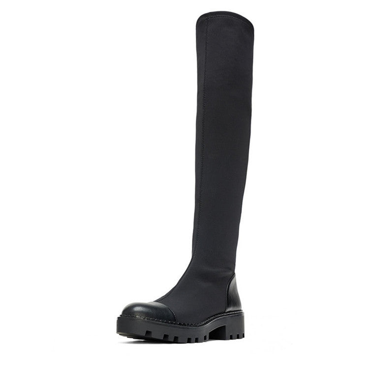 Women's shoes over knee boots