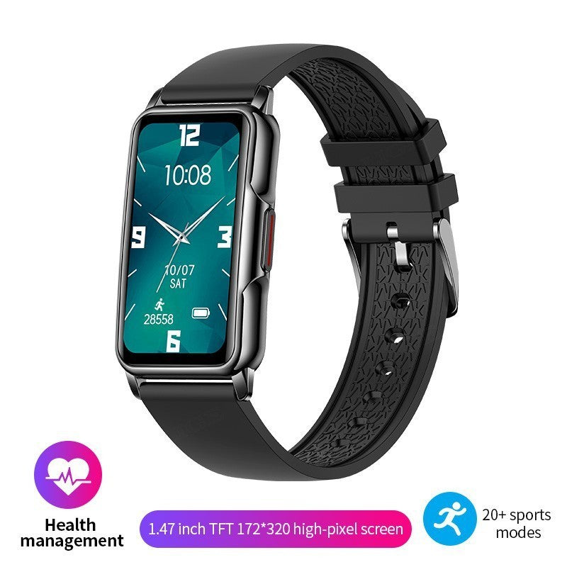 Pulsera deportiva inteligente para exteriores, reloj multifuncional de monitoreo de salud para mujer