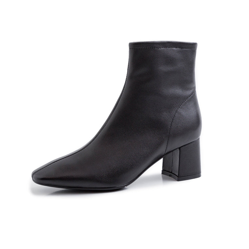 Women's Thick-heeled All-match Martin High-heeled Boots