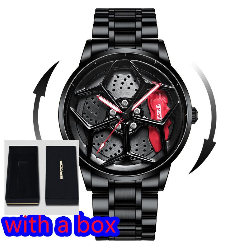 Men's And Women's Fashion Three-dimensional Hollow Modified Waterproof Watch