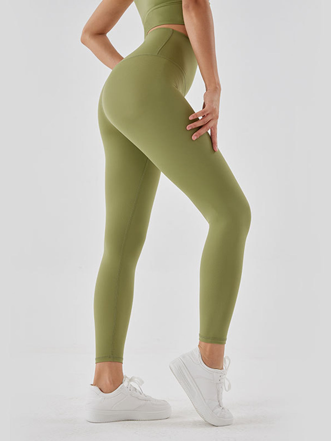 Legging de sport à large ceinture