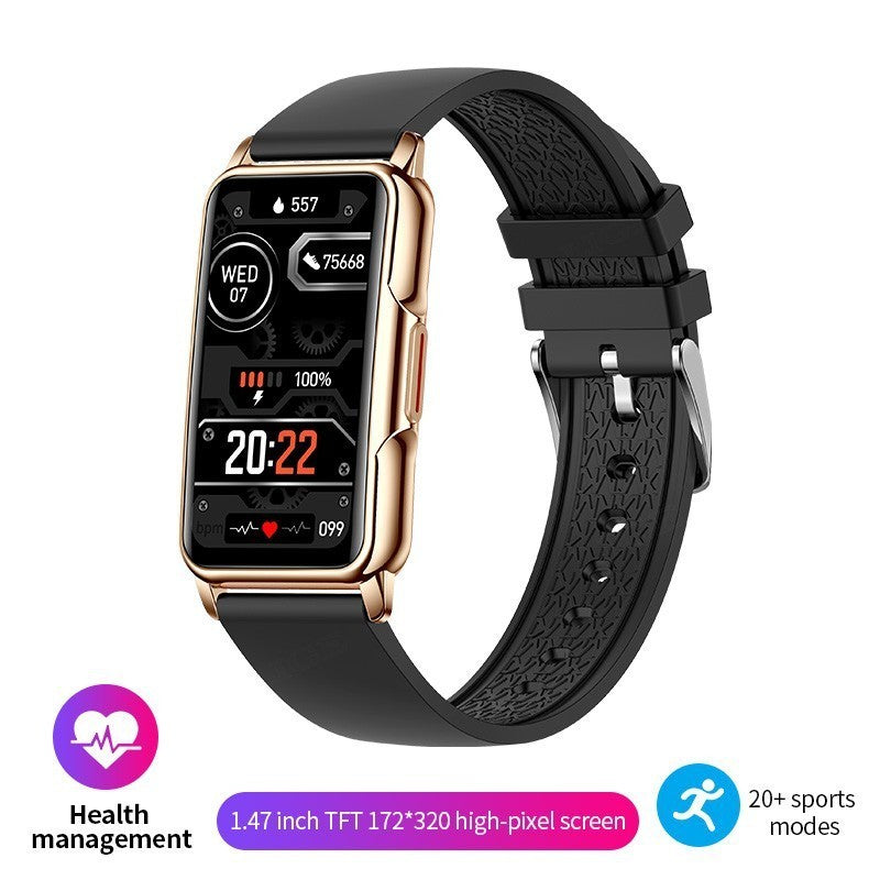 Pulsera deportiva inteligente para exteriores, reloj multifuncional de monitoreo de salud para mujer