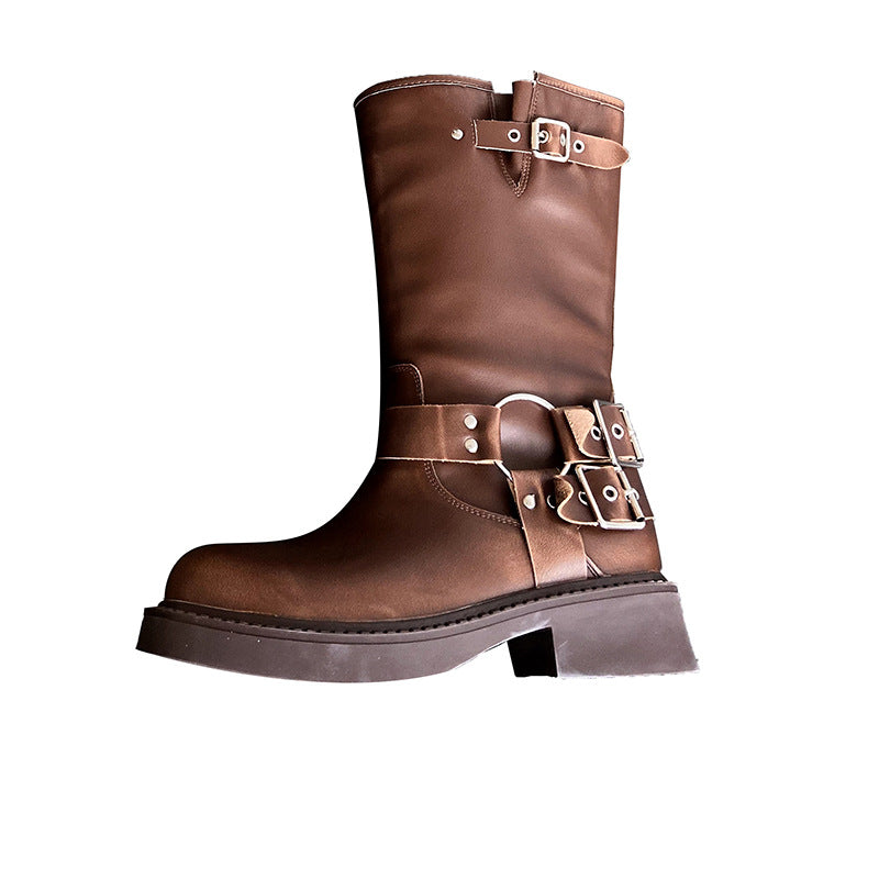 Botas Martin vintage de verano para mujer, todo a juego