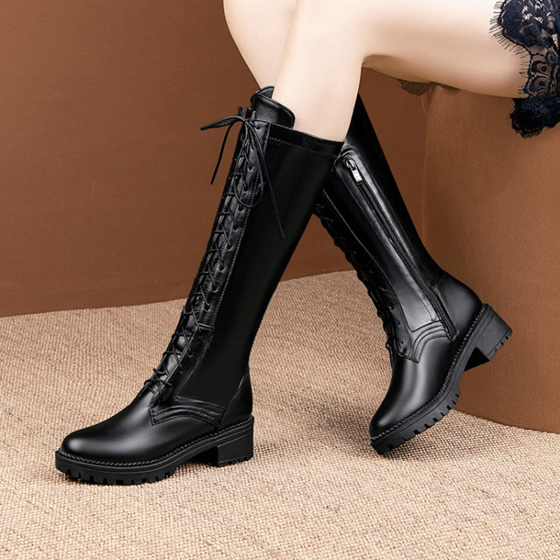 Fashion Knee-length Women's Boots