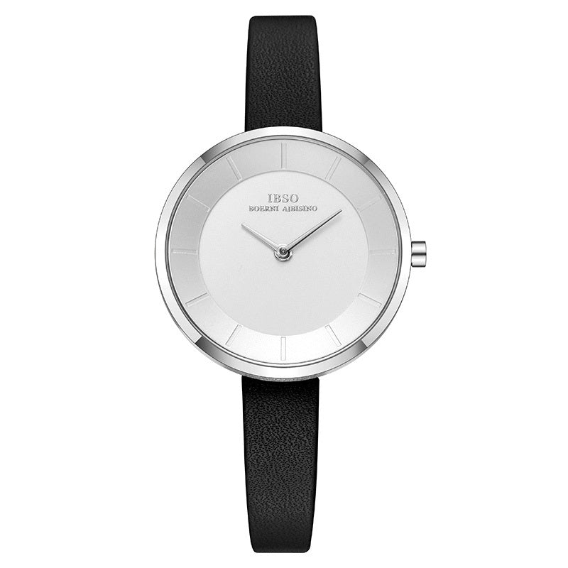 Montre étanche pour étudiantes, tendance tendance, fine, pour dames