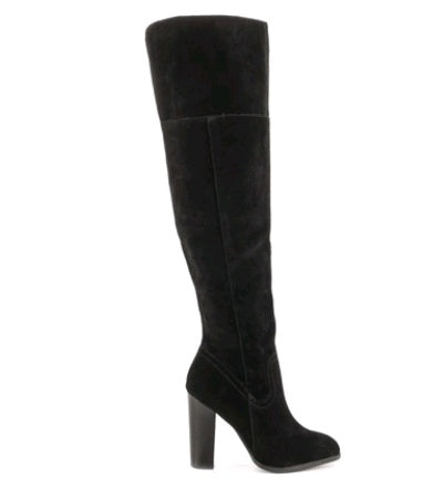 Sheepskin over the knee boots 33-43 professional custom tube round with high heels