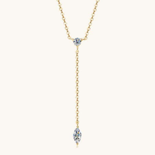 Collier en argent sterling 925 Moissanite