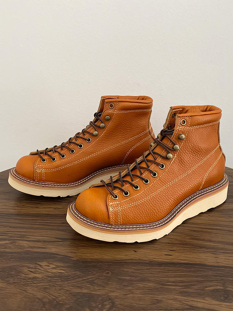 Bota de trabajador de equitación de ocio retro americano