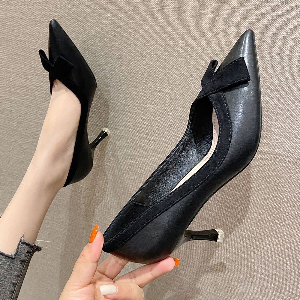 Talons hauts à nœud de style français, conception d'intérêt spécial