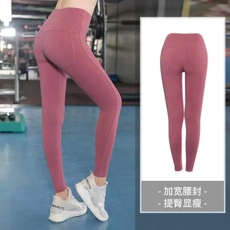 Pantalones deportivos de cintura alta de talla grande para mujer, tallas grandes, ajustados, levantamiento de cadera, culturismo, deportes, estiramiento de 100,00 kg, pantalones de yoga para correr de secado rápido