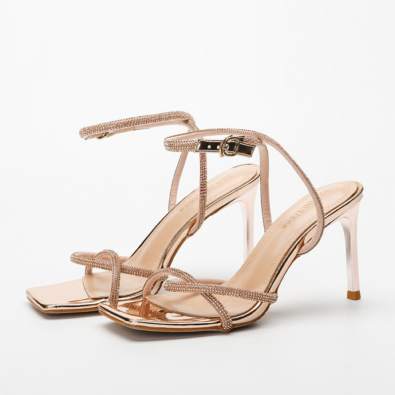 One-strap All-match High Heel Sandals