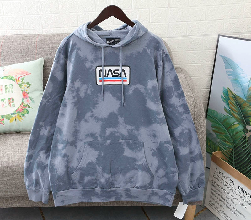 Export USA Extra-Large All-Match Casual Hooded Printed Pullover