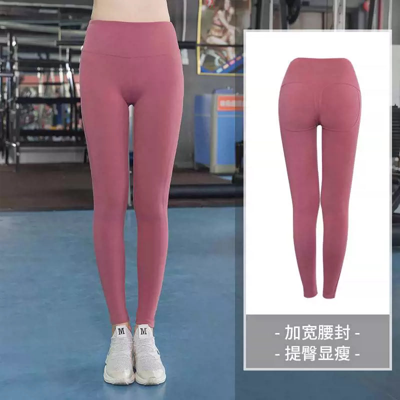 Pantalones deportivos de cintura alta de talla grande para mujer, tallas grandes, ajustados, levantamiento de cadera, culturismo, deportes, estiramiento de 100,00 kg, pantalones de yoga para correr de secado rápido