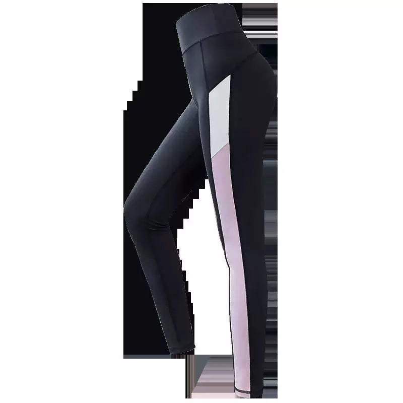 Pantalon de yoga grande taille pour femme, taille moyenne et haute, pantalon de sport skinny pour rehausser les hanches, automne matin, course à pied, pantalon extensible fin à séchage rapide