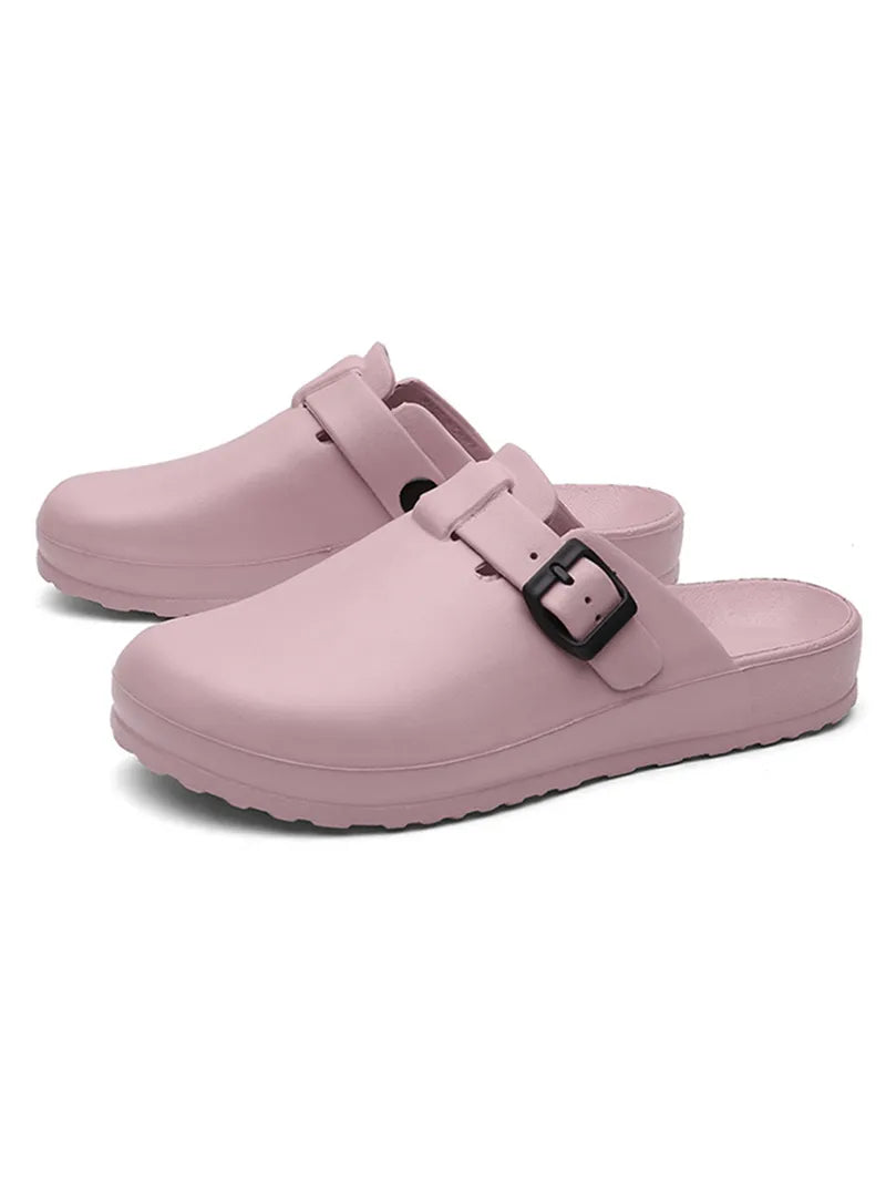 Zapatillas de trabajo para médicos y enfermeras, zapatos para quirófano antideslizantes de EVA, impermeables, para laboratorio y sala de operaciones, para hombres y mujeres