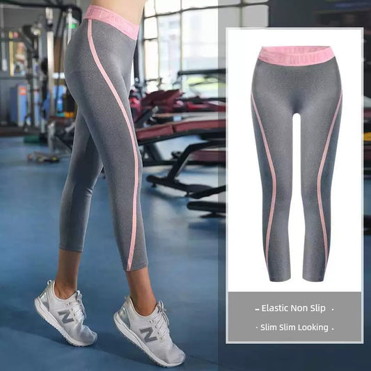 Pantalones De Yoga De Talla Grande Mujer Verano Delgado Gimnasio Suelto Grasa mm 100.00kg Pantalones Deportivos Secado Rápido Pantalones 3/4 Correr