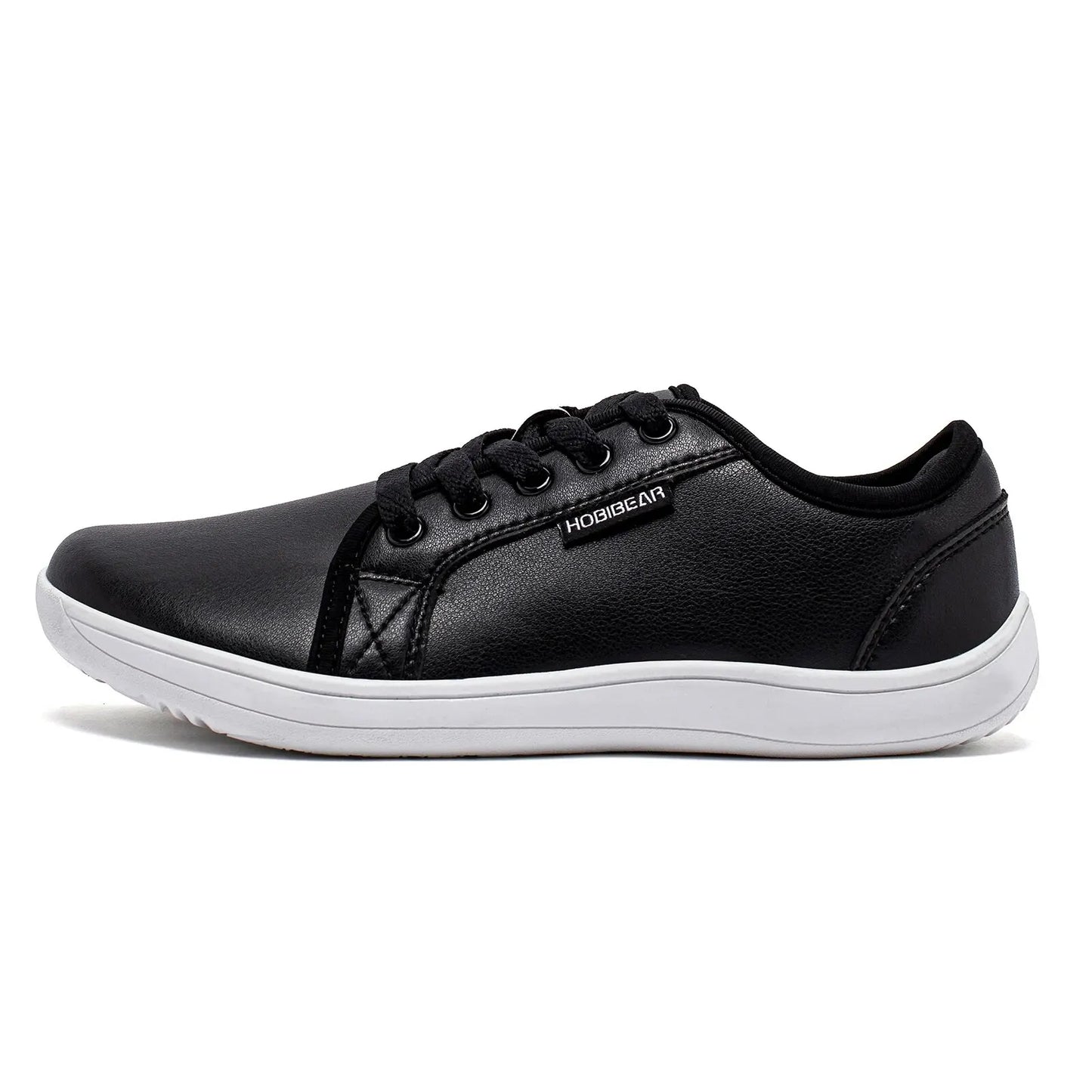 HOBIBEAR Zapatos Minimalistas Mujer Punta Ancha Descalzo Zero Drop Zapatos Cuero Moda Zapatillas