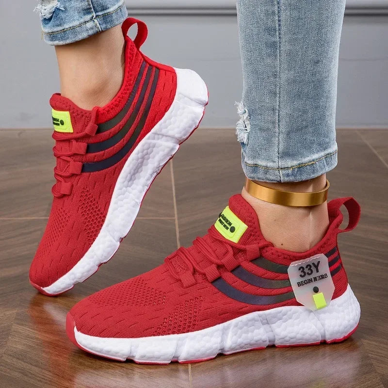 Chaussures de marque pour femmes baskets Tenis chaussures décontractées confortables de luxe rouge Sneaker chaussures pour homme 2024 été femmes chaussures de Tennis