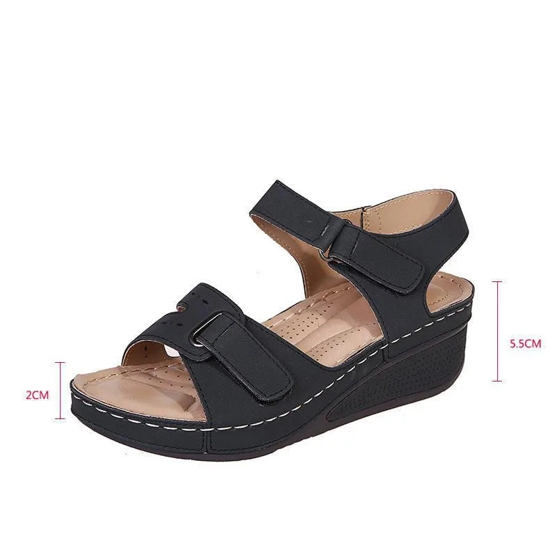 Femmes sandales couture douce dames sandales confortables sandales plates femmes bout ouvert chaussures de plage femme chaussures Sandalias Treking