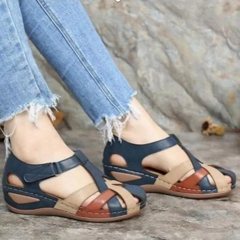 Women Sandals Summer Open Toe Women's Shoes Flat Sandals For Women Non-Slip Comfortable Lightweight Walking Sandals