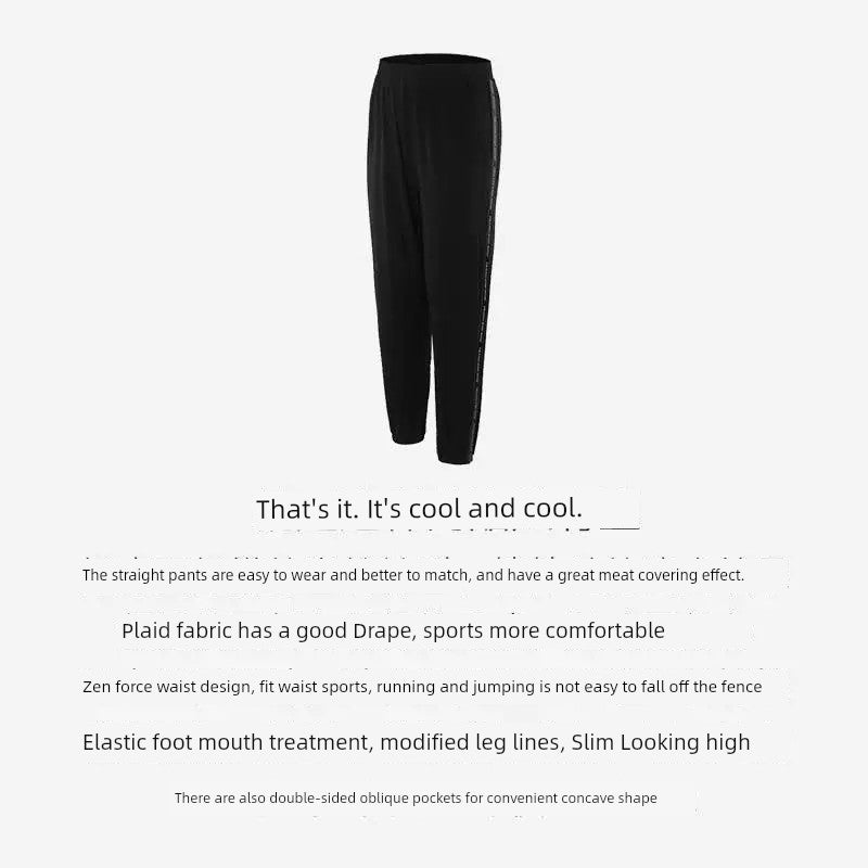 Plus Size Yoga Pants Women's Clothing Loose Gym Chubby Girl Autumn Exercise Pants Morning Running 100.00kg Running Trousers