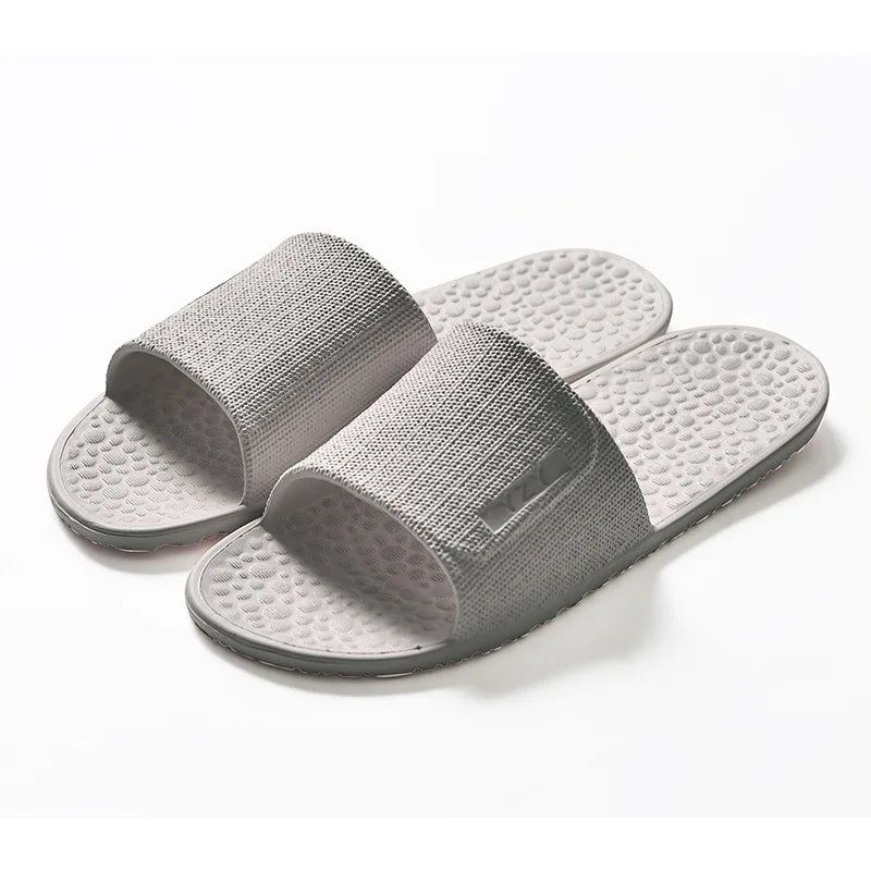 Zapatillas de casa plegables, toboganes portátiles de viaje para Hotel, casa de baño antideslizante, uso de invitados, zapatos planos Unisex para hombres y mujeres, salón de casa