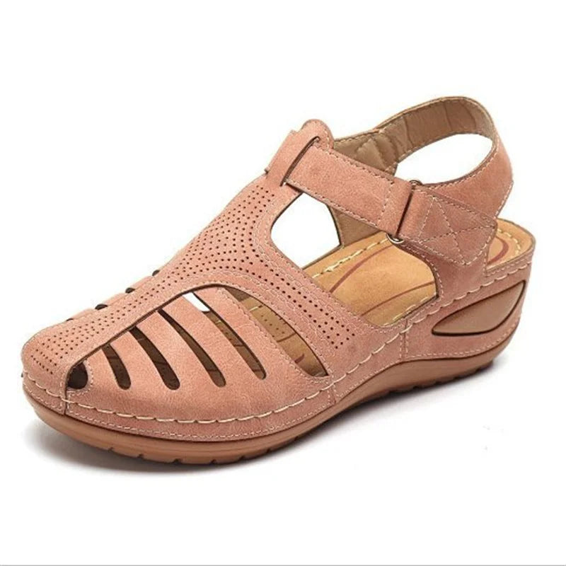 Nuevas sandalias De Mujer, Corrector ortopédico De juanete De primera calidad, zapatos planos informales De suela suave con cuña para playa, zapatos vulcanizados, Zapatillas De Mujer